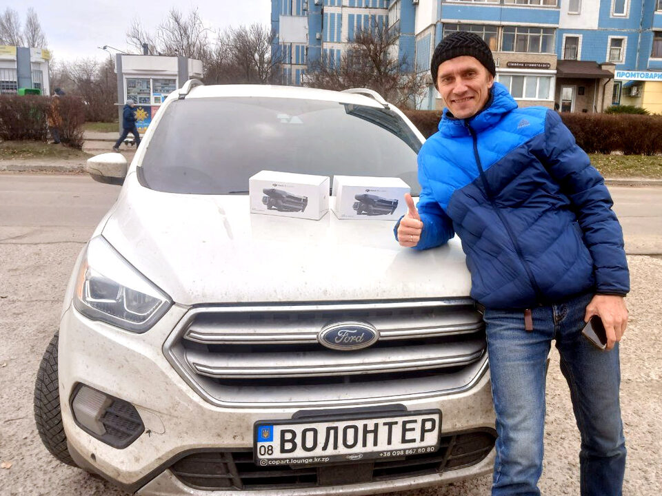 Our first package with two Mavic 3 drones has successfully arrived in Ukraine.